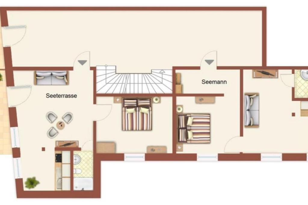 Ferienwohnung Seeterrasse Rostock Dış mekan fotoğraf